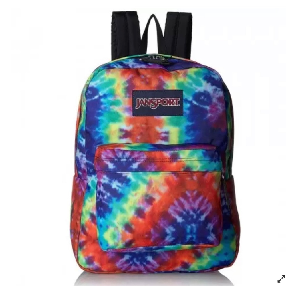 Jansport Backpack Tie Dye Design Boho Hippie Gem